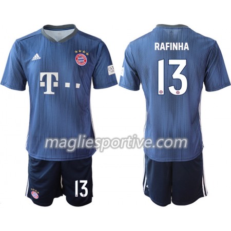 Completo Calcio Bayern Monaco RAFINHA 13 Bambino Divisa Terza 2018/2019